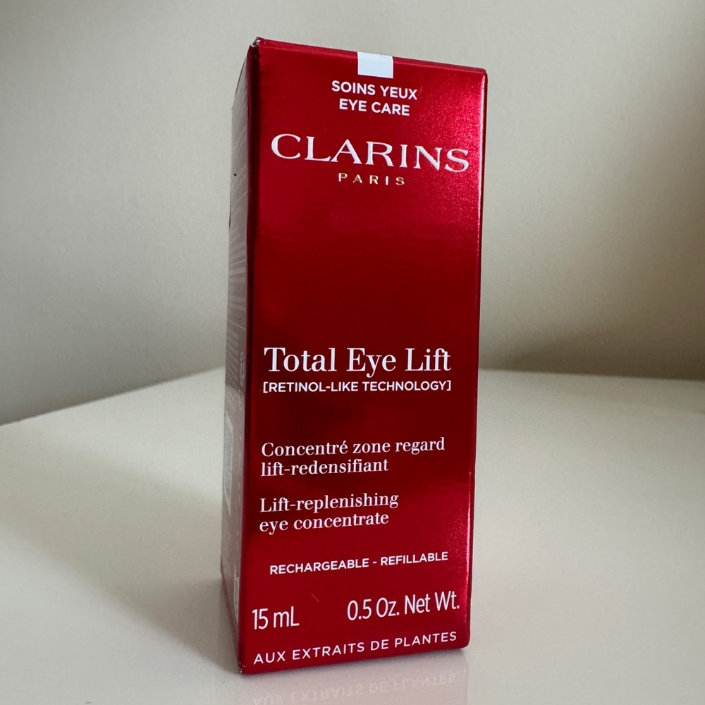 Clarins Total Eye Lift Eye Cream for Firming, Wrinkles, Dark Circles & Puffiness
